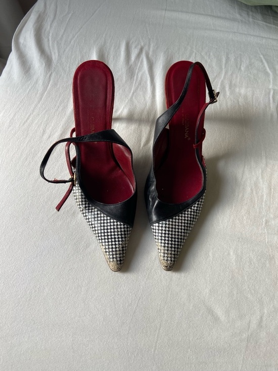 Dolce & Gabbana Shoes - Dolce & Gabbana Houndstooth Heels
